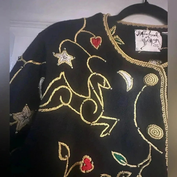 Michael Simon, Vintage Cardigan. Women Size large. - Picture 6 of 9